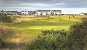 Carnoustie golf course in Scotland