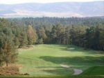 Par 4 downhill at Grantown on Spey golf course