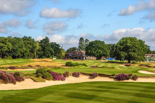 Le golf de Sunningdale en Angleterre